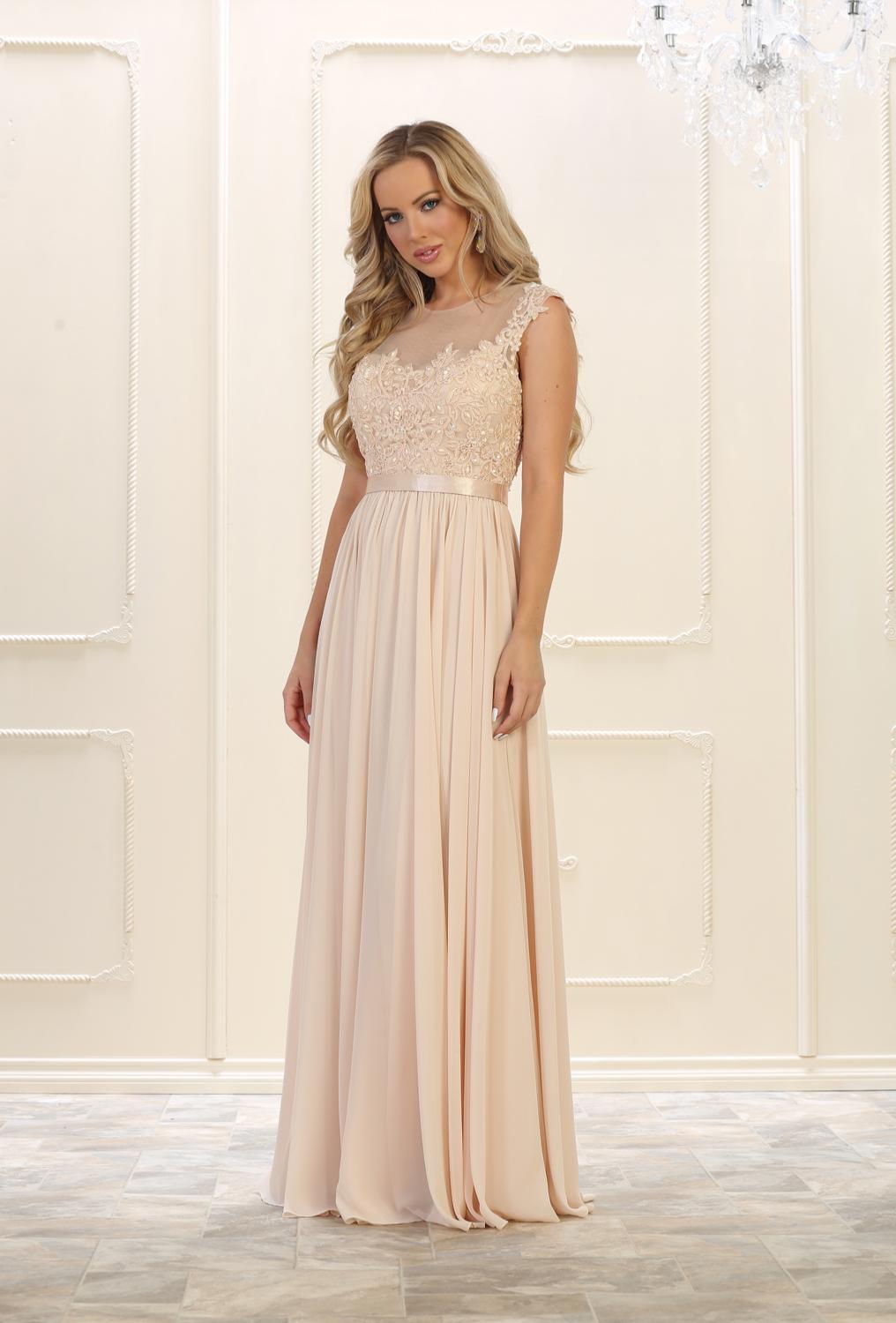 Wholesale evening long dress - Reference : M1428