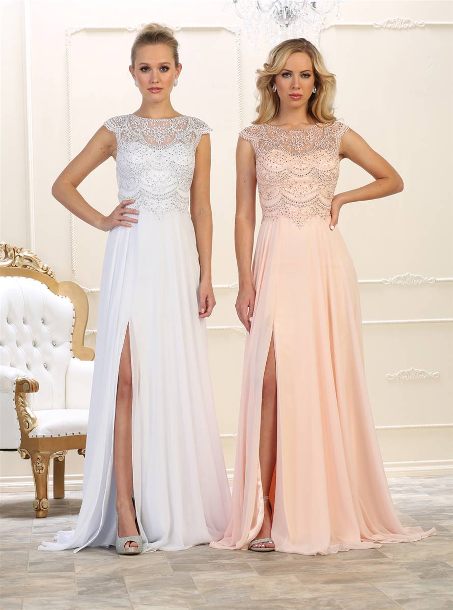 Wholesale evening long dress - Reference : M1563