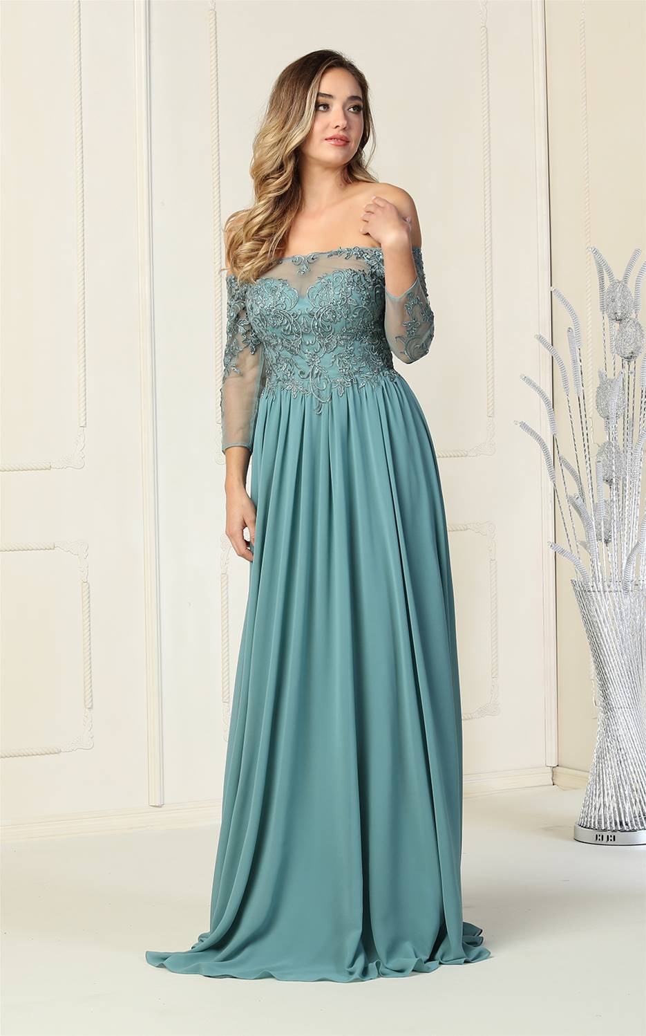 Wholesale evening long dress - Reference : M1853