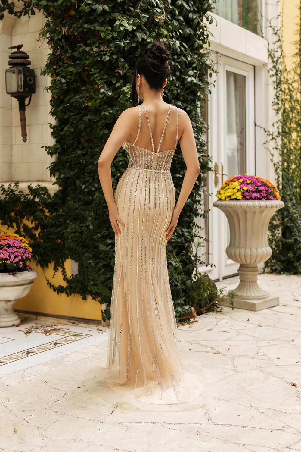 Wholesale evening long dress - Reference : M8150