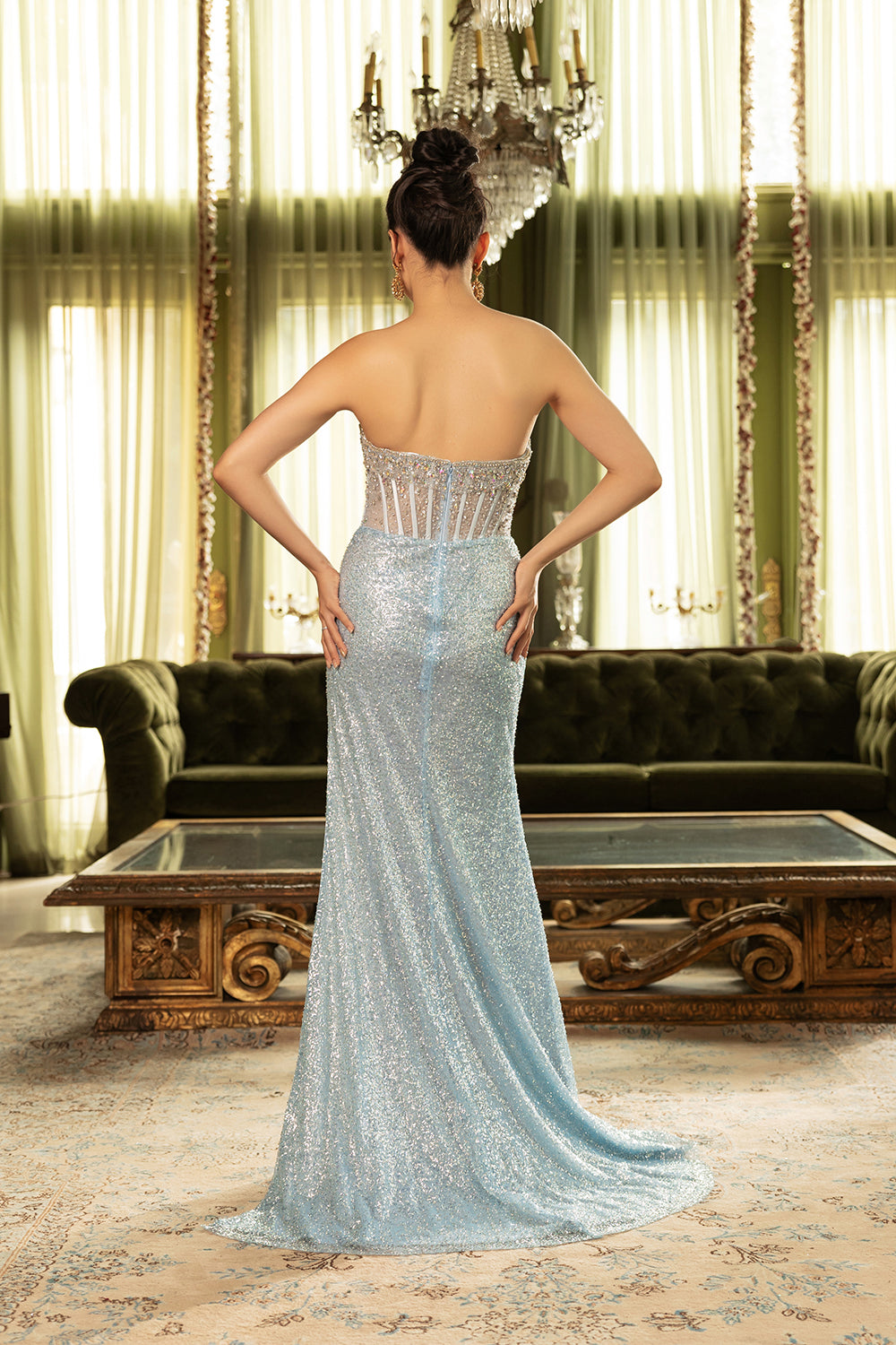 Wholesale evening long dress - Reference : M8155