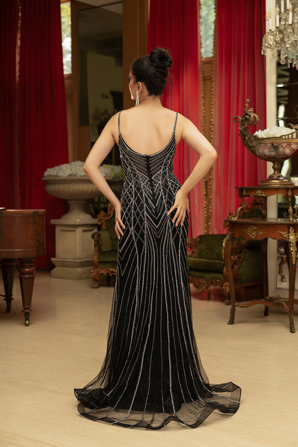 Wholesale evening long dress - Reference : M8161