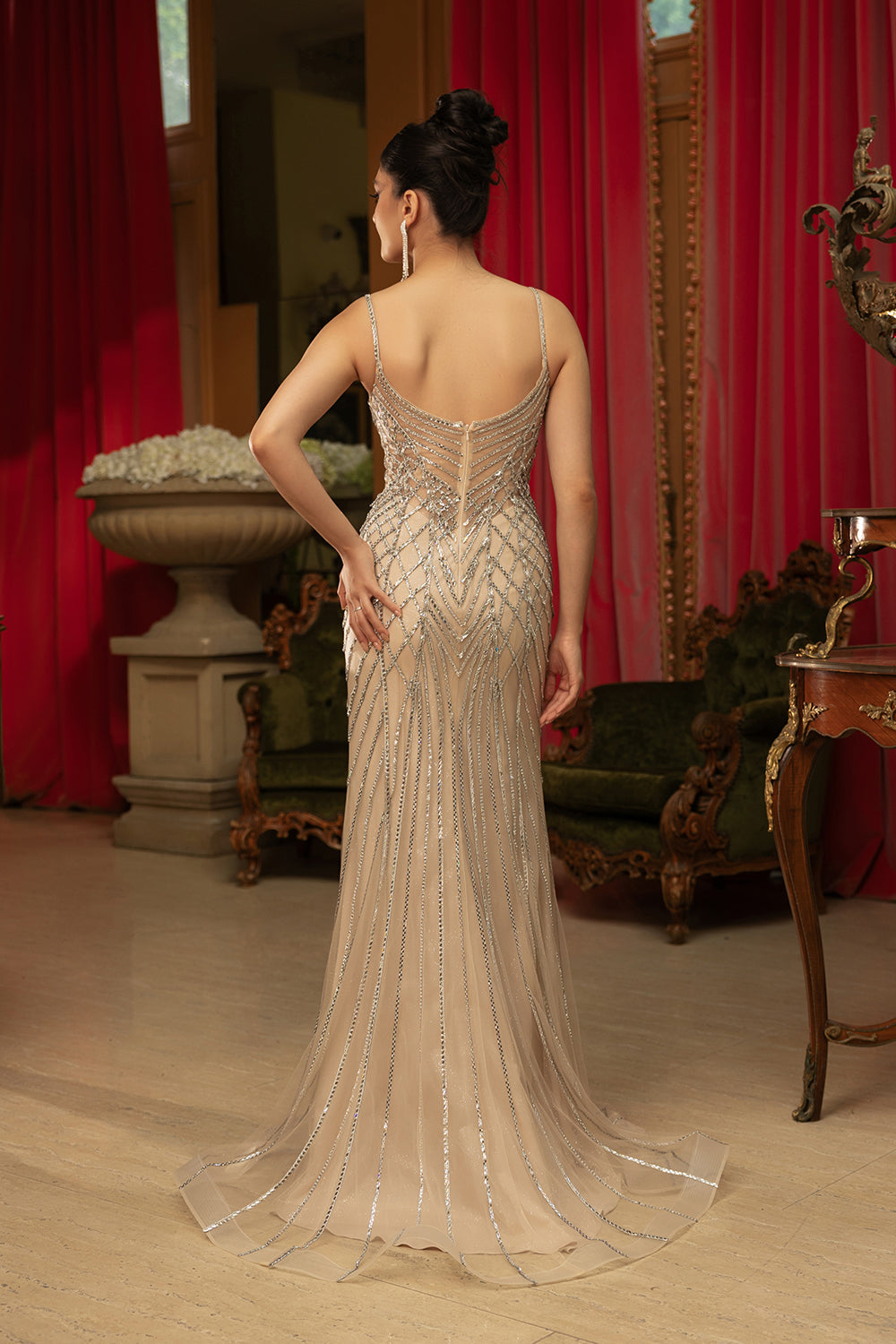 Wholesale evening long dress - Reference : M8161