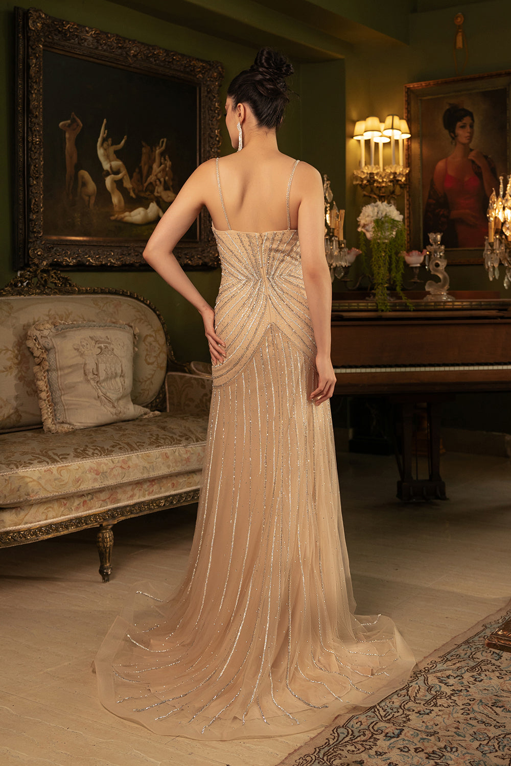 Wholesale evening long dress - Reference : M8164