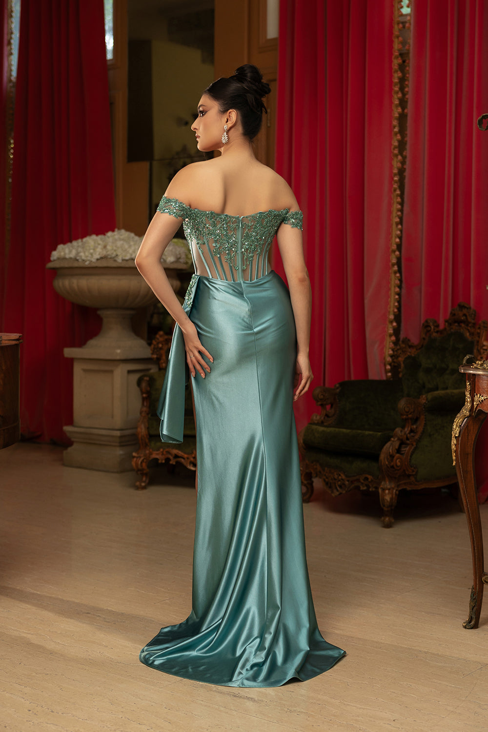 Wholesale evening long dress - Reference : M8173