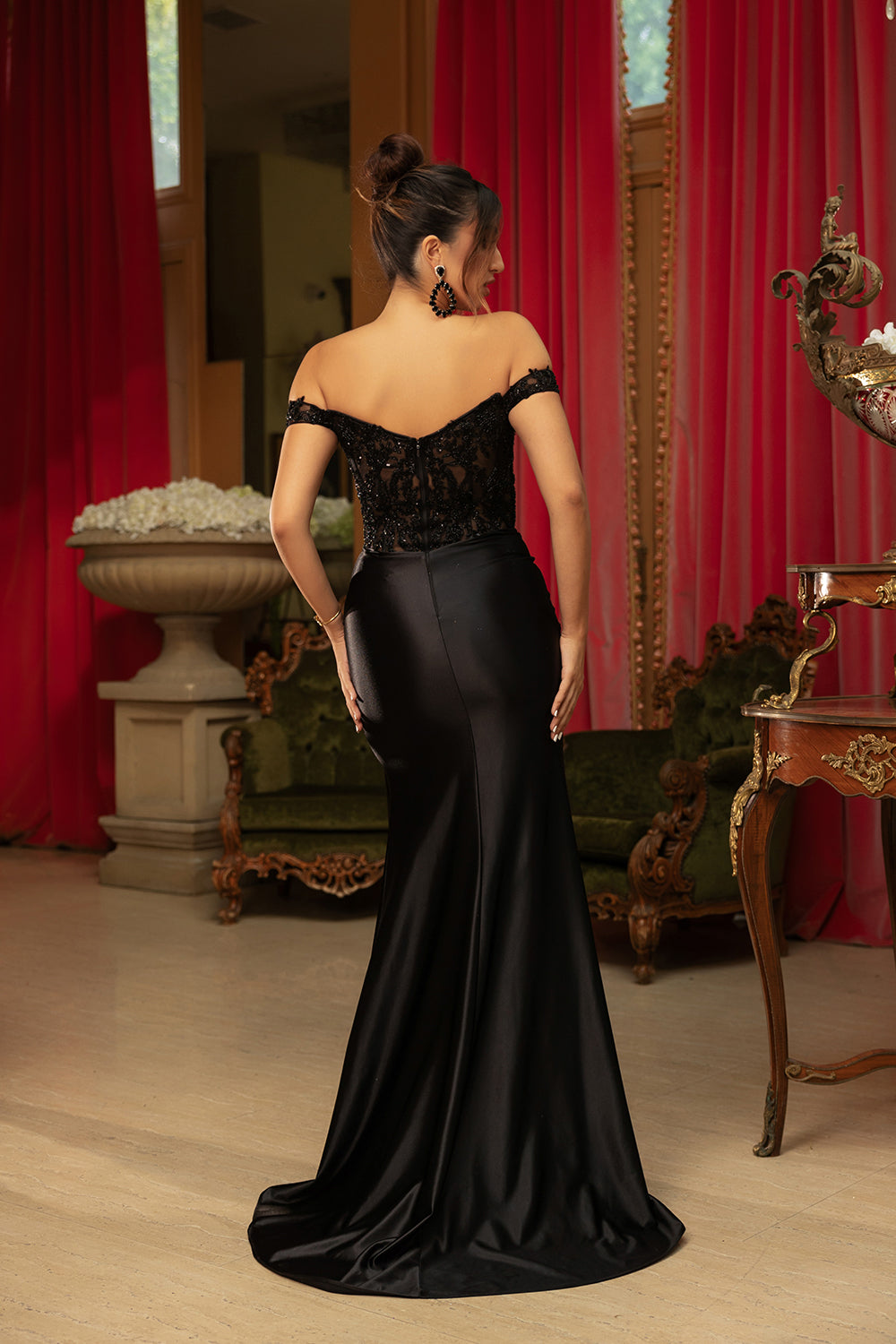 Wholesale evening long dress - Reference : M8183