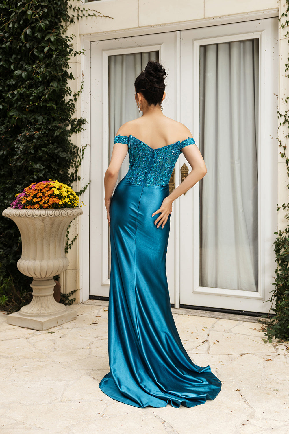 Wholesale evening long dress - Reference : M8183